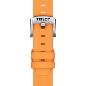 Tissot Silikonarmband orange 18 mm