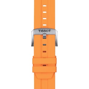 Tissot Silikonarmband orange 22 mm