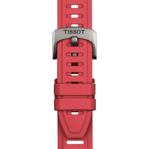 Tissot XS Silikonarmband rot 21 mm