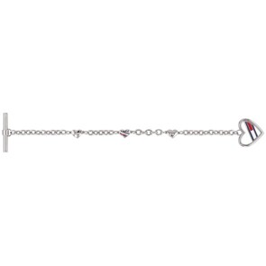 Tommy Hilfiger Armband mit Herzverschluss Silbrig