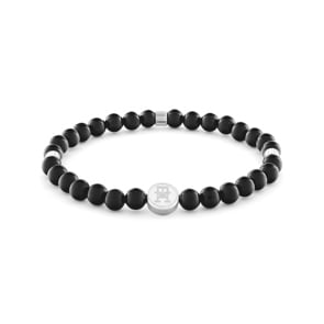 Tommy Hilfiger Armband TH-Men Onyx Beads Schwarz