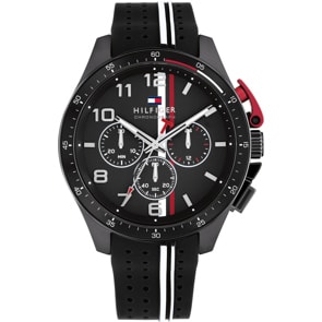 Tommy Hilfiger Bank Chronograph Black