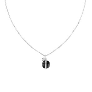 Tommy Hilfiger Collier Orb / Pearl Argenté 