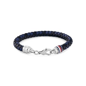 Tommy Hilfiger Lederarmband Tyson Leather Schwarz