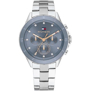 Tommy Hilfiger Mellie Day-Date Silbrig / Blau