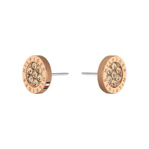 Tommy Hilfiger Clous d'oreilles Rosé avec Cristaux