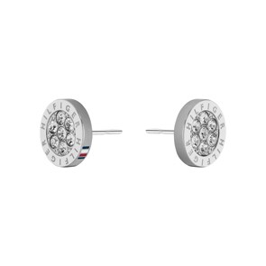 Tommy Hilfiger Clous d'oreilles Argenté avec Cristaux