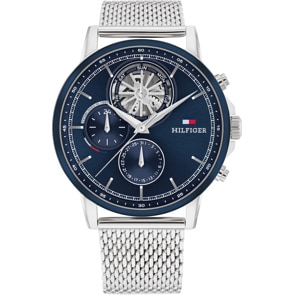 Tommy Hilfiger Stewart Day Date Silvery / Blue