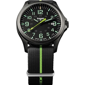 traser P67 Officer Pro GunMetal Black / Lime