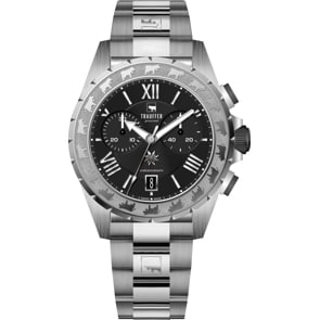 Trauffer Chrono Schwarz / Edelstahl