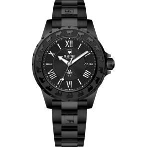 Trauffer Damen Edelstahl schwarz