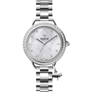 Trauffer Damen Silbrig mit Chüehli Charm