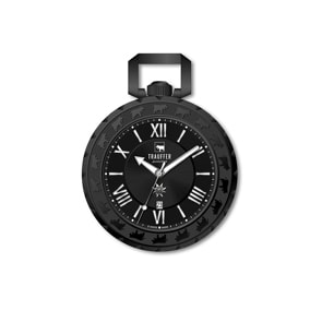 Trauffer Taschenuhr Schwarz