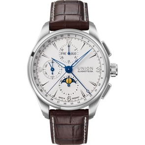Union Glashütte Belisar Chronograph Mondphase Weiss 42mm