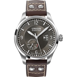 Union Glashütte Belisar Pilot Réserve de Marche Automatique Gris