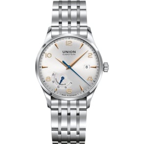 Union Glashütte Noramis Gangreserve Automatik Silbrig / Edelstahl