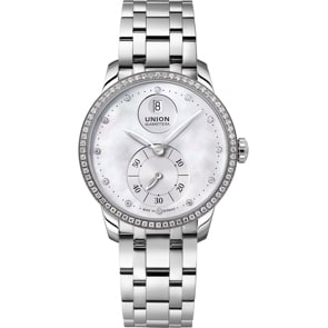 Union Glashütte Seris Kleine Sekunde Automatik mit Diamanten / Edelstahl