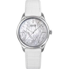 Union Glashütte Viro Datum 34mm Automatik Perlmutt