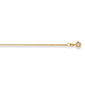 Collier vénitienne or jaune 375/9 ct, 1.1mm