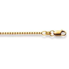 Venezianerkette diamantiert 750/18 K Gelbgold 1,4mm