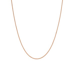 Collier vénitienne or rose 750/18 ct 0.9mm