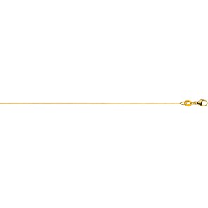 Collier vénitienne diamantée or jaune 750/18 ct 0.6mm