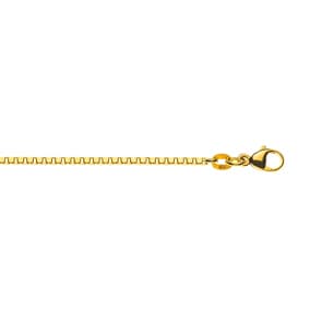 Venezianerkette diamantiert 750/18 K Gelbgold 1.6mm