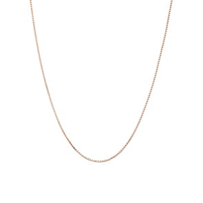 Venezianerkette diamantiert 750/18 K Rotgold 1.0mm