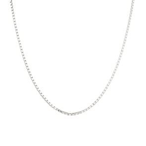 Venezianerkette diamantiert 750/18 K Weissgold 1.6mm