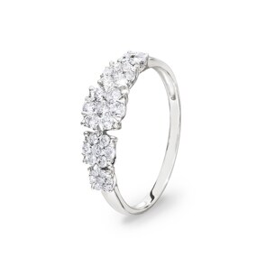 Verlobungsring 750/18 K Weissgold mit Diamanten 0.50 ct H/si by CHRISTIAN