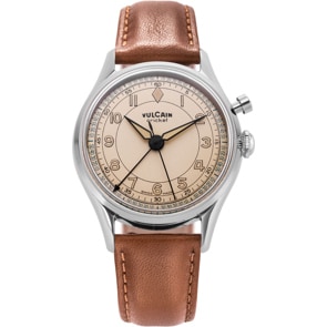 Vulcain Cricket Classique 39mm Eggshell Sapphire Caseback