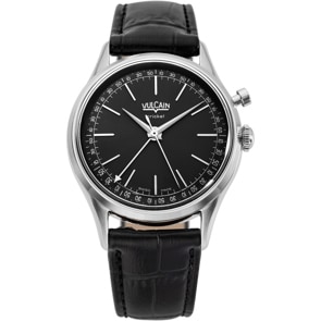 Vulcain Cricket President 39mm Black Steel Caseback
