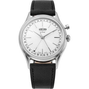 Vulcain Cricket President 39mm Silver Sapphire Caseback