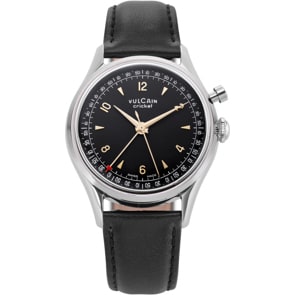 Vulcain Cricket Tradition 39mm Black & Gold Sapphire Caseback