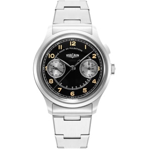 Vulcain Monopusher Heritage Black & White 39mm