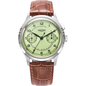 Vulcain Monopusher Heritage Green 39mm