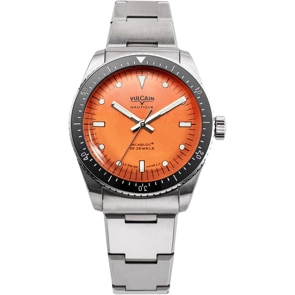 Vulcain Skindiver Nautique Orange / Edelstahl