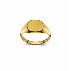 Wappenring 750/18 K Gelbgold, 11 x 11mm