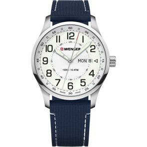Wenger Attitude Day Date Bleu Ø 42mm