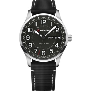 Wenger Attitude Day Date Schwarz Ø 42mm