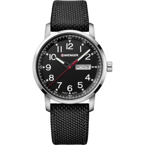 Wenger Attitude Heritage Day Date Schwarz Ø 42mm