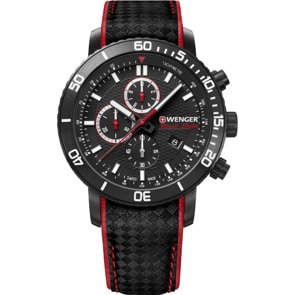 Wenger Roadster Black Night Chrono Cuir Ø 45mm