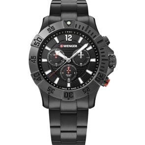 Wenger Seaforce Chrono Diver Schwarz Ø 43mm