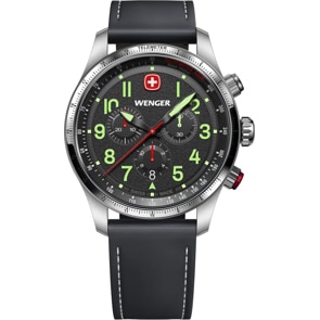 Wenger Terragraph Chrono Schwarz Ø 43mm