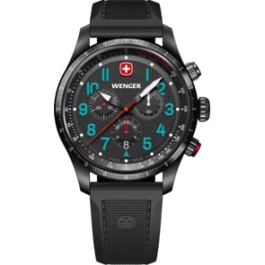 Wenger Terragraph Chrono Schwarz Ø 43mm