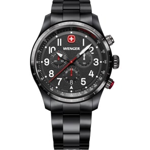 Wenger Terragraph Chrono Schwarz Ø 43mm
