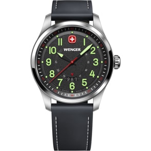 Wenger Terragraph Schwarz Ø 43mm