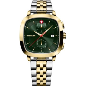 Wenger Vintage Classic Chrono Ø 39.5mm Bicolor / Grün