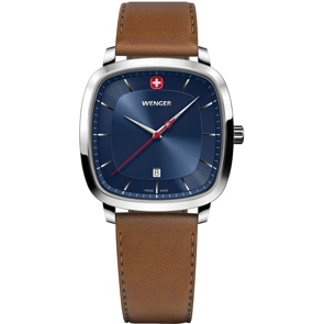 Wenger Vintage Classic Ø 37mm Braun / Silbrig & Blau