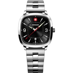 Wenger Vintage Sport Ø 37mm Silbrig / Schwarz 